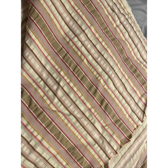 Striped Vintage Fabric 476x56” Brocade - Picture 1 of 3